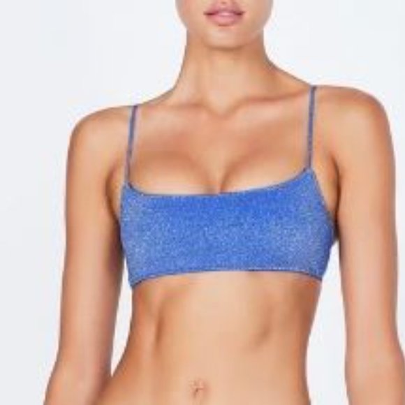 triangl swimwear Other - Blue sparkle bathing suit top